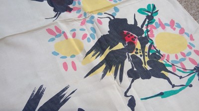 Lot 1275 - A Pablo Picasso screen-printed silk scarf.