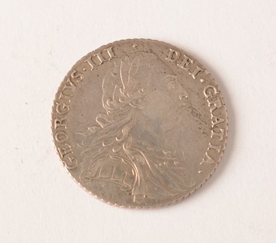 Lot 197 - A George III shilling, 1787