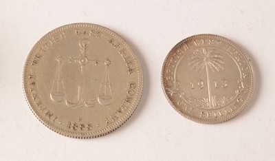 Lot 205 - Mabasa rupee and BWA shilling