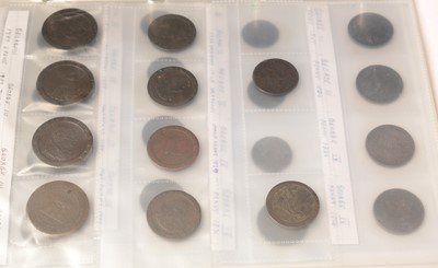 Lot 206 - British 19th Century copper coinage