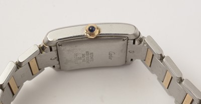 Lot 15 - A Cartier Tank Francais wristwatch