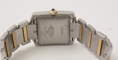Lot 15 - A Cartier Tank Francais wristwatch