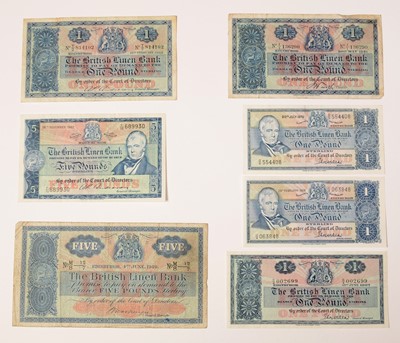 Lot 225 - The British Linen Bank notes