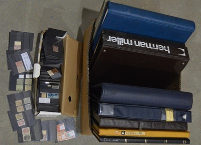Lot 17 - Stock books containing stamps of the world
