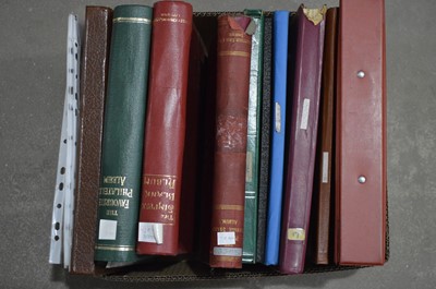 Lot 35 - Mostly European stamp in stock books and leaves