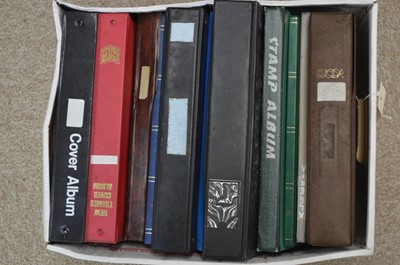 Lot 45 - A selection of World stamped stock books