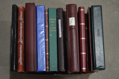 Lot 52 - European stamp stock in albums