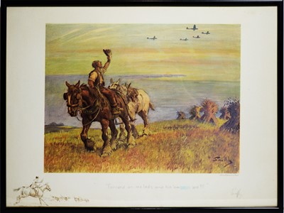 Lot 228 - Charles "Snaffles" Johnson Payne (1884–1967)  - coloured photolithograph