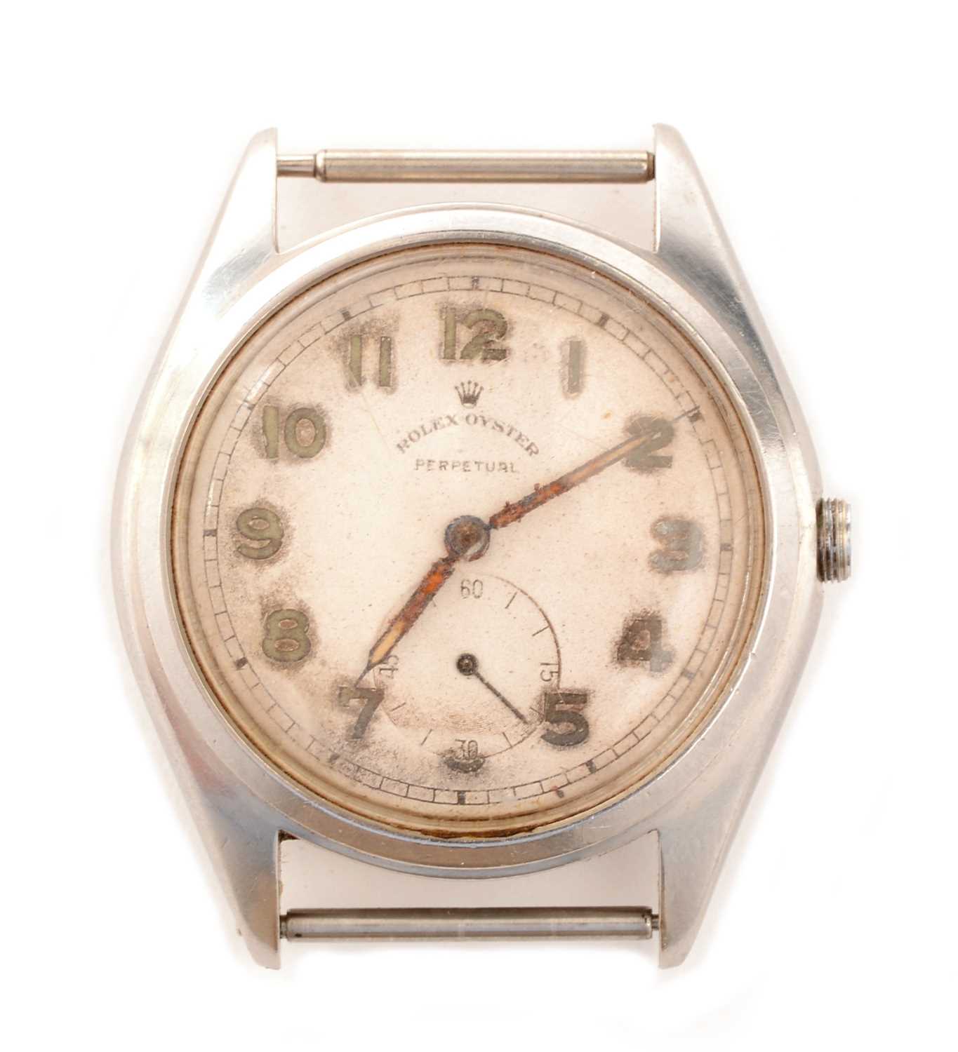 Lot 16 - Rare Rolex Oyster Perpetual Ovettone 'bubble back' wristwatch