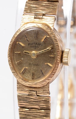 Lot 232 - A lady's 9ct gold cased Rotary wristwatch.