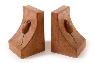 Lot 33 - Pair of 'Mouseman' bookends