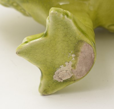 Lot 342 - A Burmantofts Three legged toad