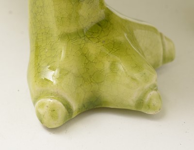 Lot 342 - A Burmantofts Three legged toad