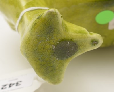 Lot 342 - A Burmantofts Three legged toad