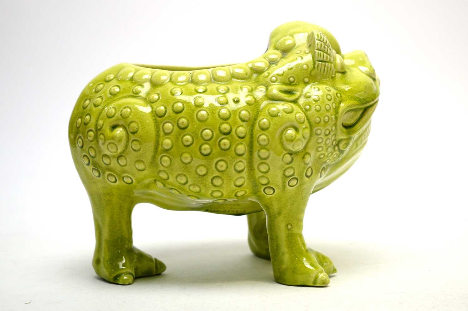 Lot 342 - A Burmantofts Three legged toad