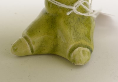 Lot 342 - A Burmantofts Three legged toad