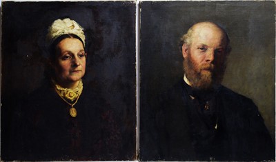 Lot 284 - Manner of Herbert von Herkomer (1849-1914) - oils
