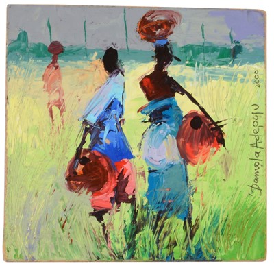 Lot 178 - Damola Adepoju (b.1975) - oil