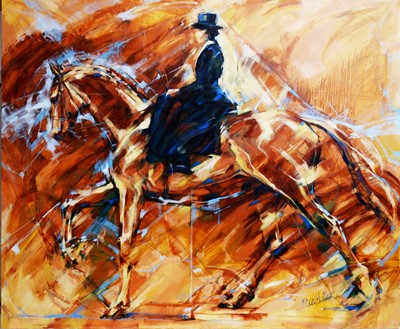 Lot 173 - Sue Malkin (Contemporary) - oil.