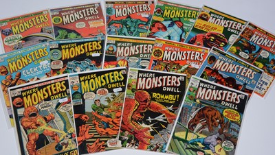 Lot 764 - Marvel Horror Comics.