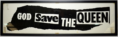 Lot 912 - Sex Pistols promo banner