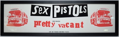 Lot 913 - Sex Pistols promo banner