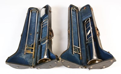 Lot 253 - Hawkes tombone and another