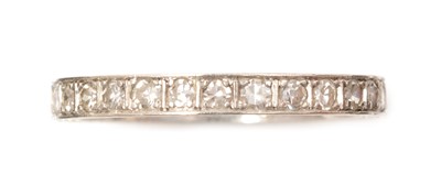 Lot 130 - A diamond eternity ring