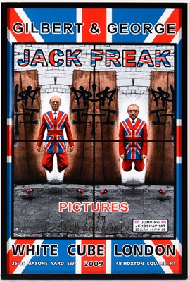 Lot 96 - Gilbert & George (b.1942/1943) - signed exhibition poster