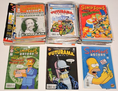 Lot 1080 - Simpsons Comics and Magazines.