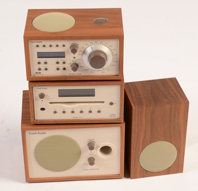 Lot 371 - Tivoli four piece HiFi system