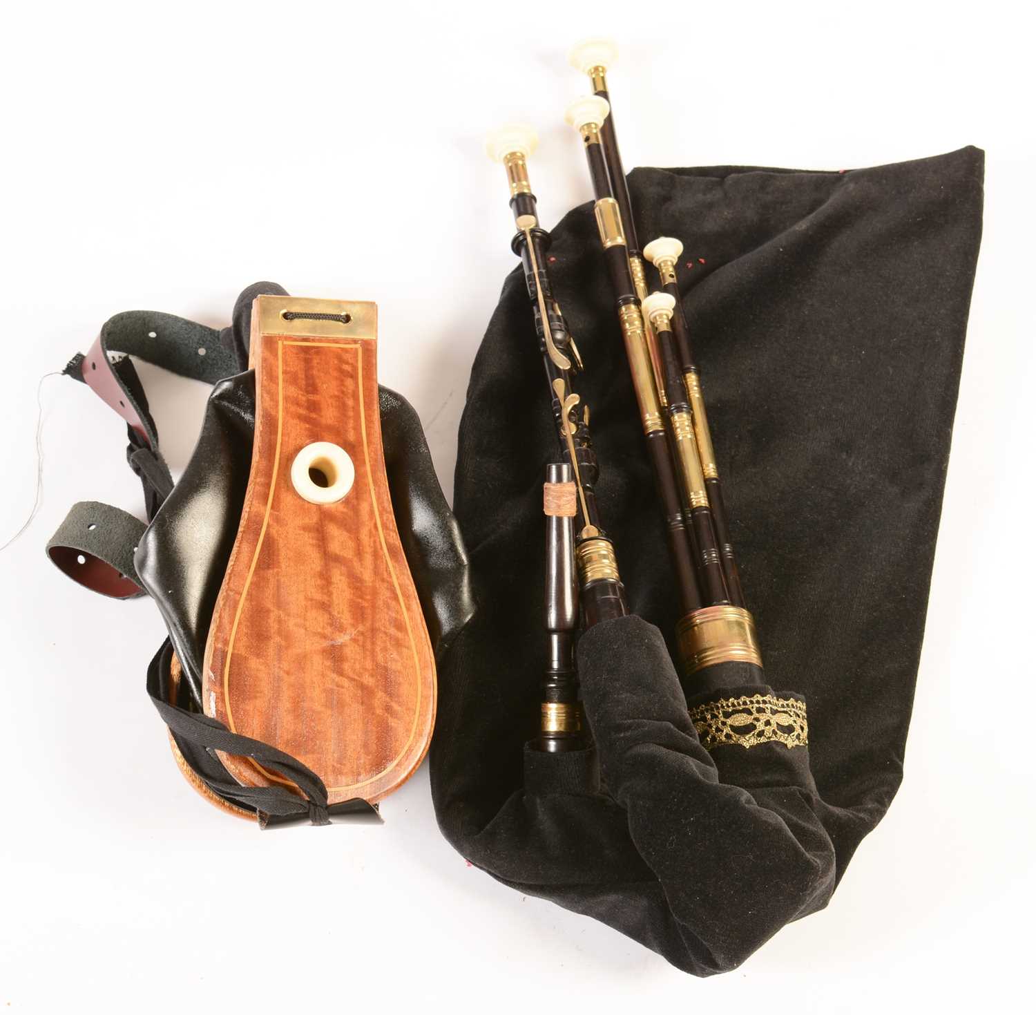 Lot 264 - Set of David Burleigh Northumbrian Small Pipes