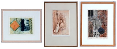 Lot 105 - Enid Barratt (20th Century) - collagraph.