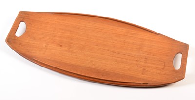 Lot 44 - Teak two-handled tray.