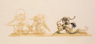 Lot 28 - Larry Franklin - mixed media