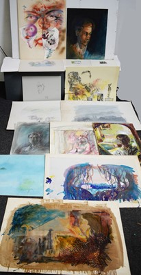 Lot 124 - British School, 20th Century - mixed media.
