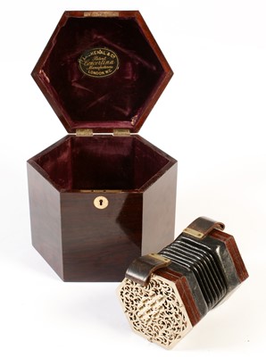 Lot 269 - Lachenal Mini concertina