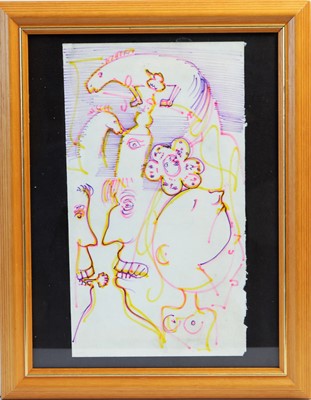 Lot 187 - Antoni Sulek (1951- 1988) - pen and ink.