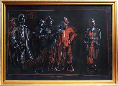 Lot 208 - Antoni Sulek (1951- 1988) - pastel.