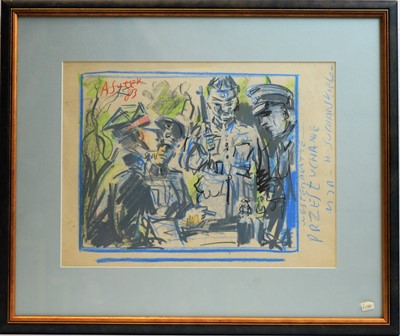 Lot 719 - Antoni Sulek (1951- 1988) - pastel