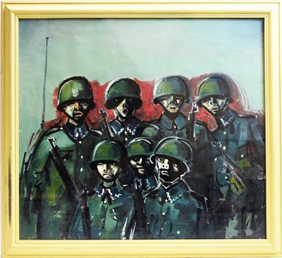 Lot 218 - Antoni Sulek (1951- 1988) - oil.