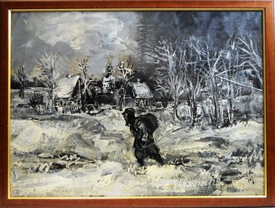 Lot 219 - Antoni Sulek (1951- 1988) - oil.