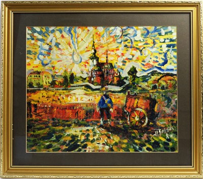 Lot 221 - Antoni Sulek (1951- 1988) - oil.