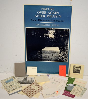 Lot 152 - Ian Hamilton Finlay (1925 - 2006) - paper ephemera