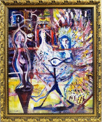 Lot 225 - Antoni Sulek (1951- 1988) - oil.