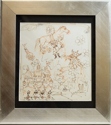 Lot 721 - Antoni Sulek (1951- 1988) - pen and ink