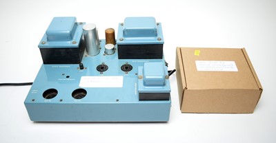 Lot 387 - A Pye HF12 mono amplifier with GEC and Mullard valves.