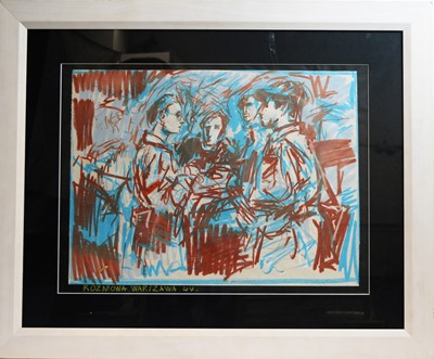 Lot 189 - Antoni Sulek (1951- 1988) - pastel.