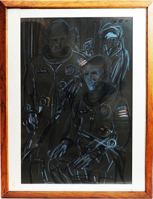 Lot 193 - Antoni Sulek (1951-1988) - pastel.