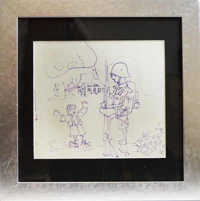 Lot 722 - Antoni Sulek (1951-1988)  - pen and ink
